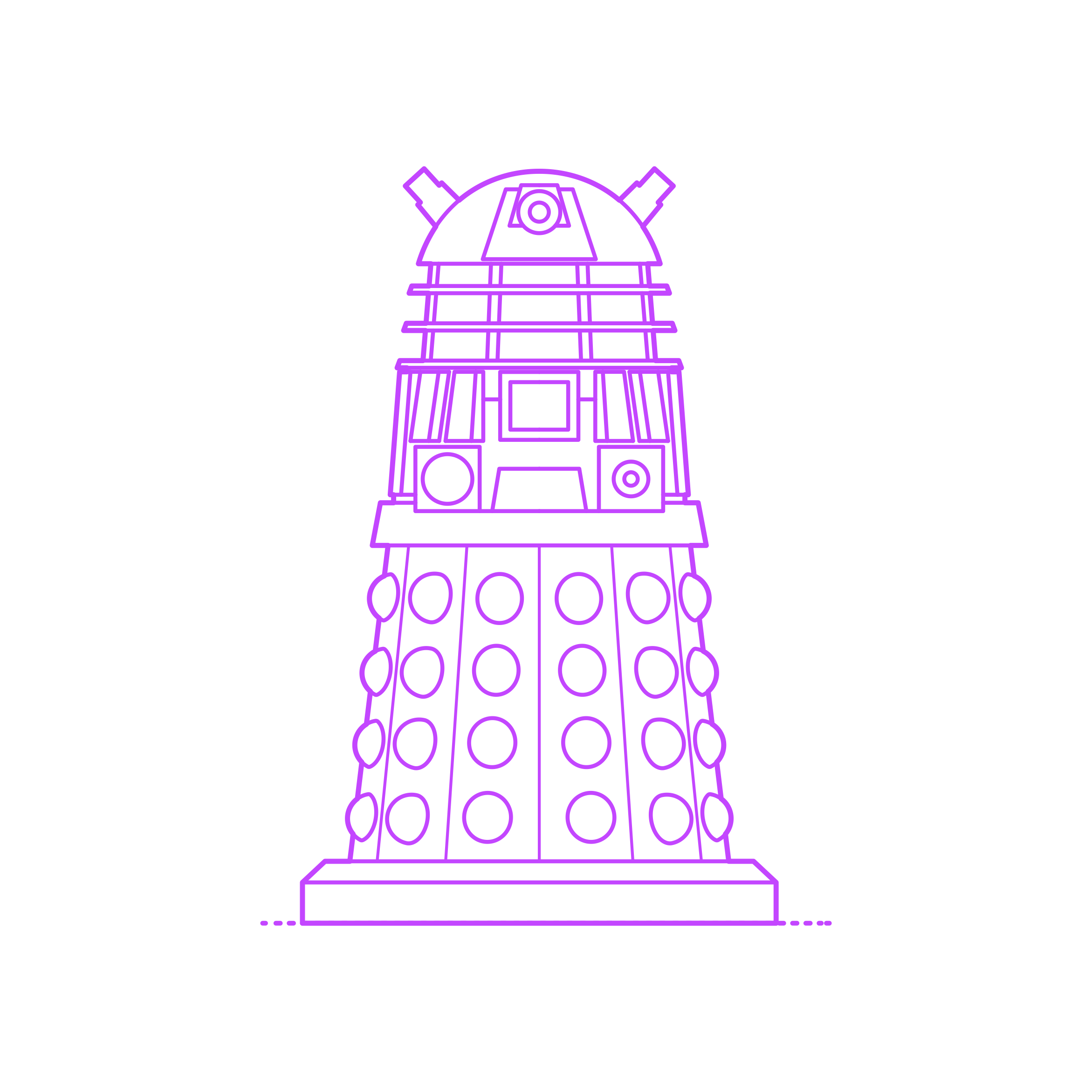 Pop Culture Doctor Who Daleks Stencil Svg Design File Free Vectors